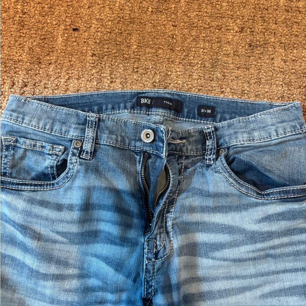 BK Blue Relaxed Fit Men's Jeans